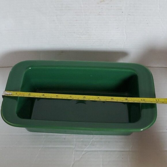 Fiestaware Fiesta CERAMIC Loaf Pan Baking Bakeware Bake Baker Dish Jade Green - Picture 6 of 16